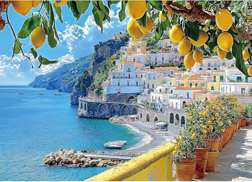 Seaside Scenery Paint by Numbers Kit for Adults,Color By Numbers for Adults | Scenery Decor Painting by Number On Canvas, Paint Number Artist Funny Without Frame DIY, Home Wall Decor, 12x16in - color: YH03308, size: Without Frame