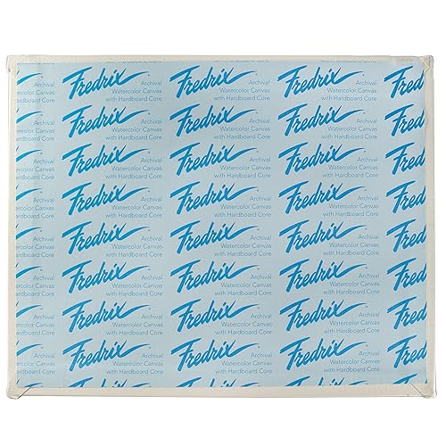FREDRIX Artist Series Primed Watercolor Archival Canvas Board, 8" x 10" - size: 8" x 10"