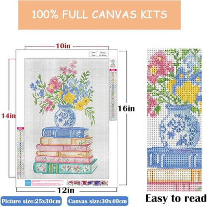 WUSARPLY Flower Diamond Painting Kits for Beginner Adults - color: YA003