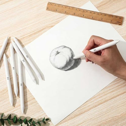 Fulmoon 84 Pcs Blending Stumps Set, Paper Art Blenders for Drawing Sketch Shading Pencil Oil Pastel Blender Tools Drawing Supplies for Charcoal Graphite Pastel Ideal for Artists Students and Beginners - style: Blending Stump