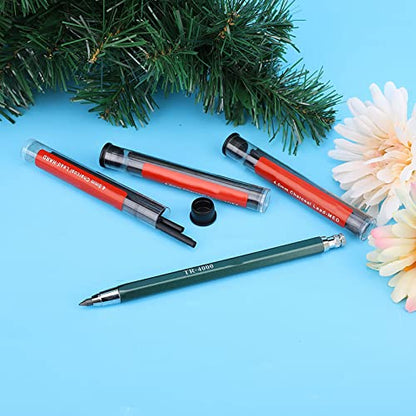 Joyzan 4mm Metal Mechanical Pencil Set, Artist Drafting Automatic Pencil