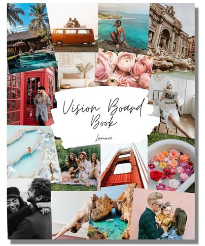 Lamare Vision Board Book -1000+ Images, Vision Board Supplies for Women | Design Your Dream Life | Vision Board Kit, Vision Board Magazines, Collage Book for Manifestation & Scrapbooking - color: New Release