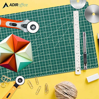 Adir Self Healing Cutting Mat - 30x42 Inches Sew Cutting Mat and Quilt Cutting Mat with 5 Layers, Double Sided Cutting Mat for Crafts - Reversible Non-Slip Cutting Pad with Grid - size: 42"L x 30"W
