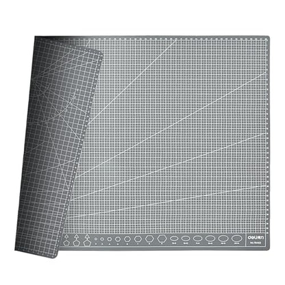 Self Healing Cutting Mat for 3D Printing Models, 24"×18" Double Sided 5-Ply Craft Cutting Board Precision Grid Angle Lines for Small Resin Parts Trimming, FDM Model Deburring - color: A2