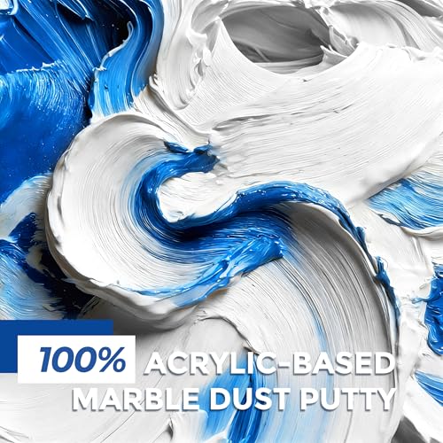 Smallbudi Large Bulk Modeling Paste 3840ml/197.5 oz, High Density Acrylic Medium for Texture Art, Structural Molding Texture Paste for Acrylic Painting, Canvas, Sculpture, Art Projects, DIY, 3D Effect - size: 3840 ml