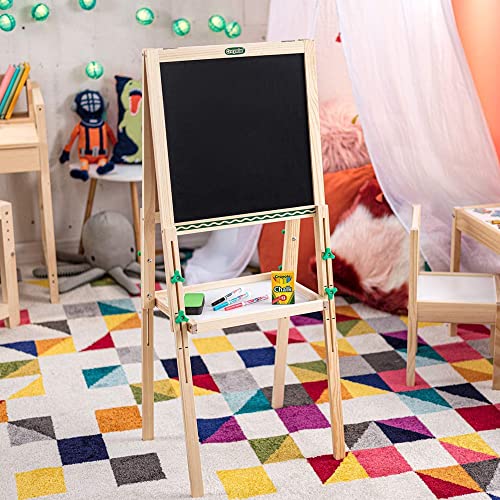 Crayola Kids Mini Wooden Art Easel & Supplies, Toddler Toys, Gift for Kids, Ages 3, 4, 5, 6 - style: Mini Easel