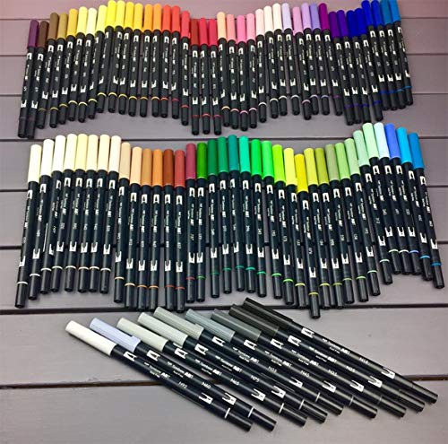 Tombow ABT 027 Dual Brush Pen - Dark Ochre - color: 027 Dark Ochre