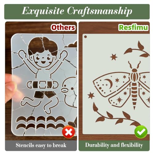 Insect Bee Stencils for Crafts Reusable 25Pcs Stencils(6X6 Inch) - color: Bee 1