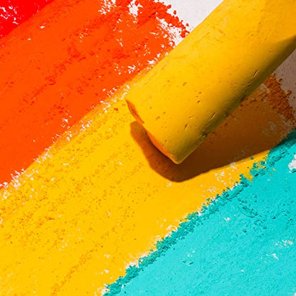 Paul Rubens Professional Soft Pastels, Handmade 72 Vibrant Colors Chalk Pastels Smooth and High Adhesion for Painting, Drawing, Blending, Crafting, Ideal Art Supplies for Artists, Beginners | Vibrant, Smooth & High Adhesion Soft Pastels for Artists. Great