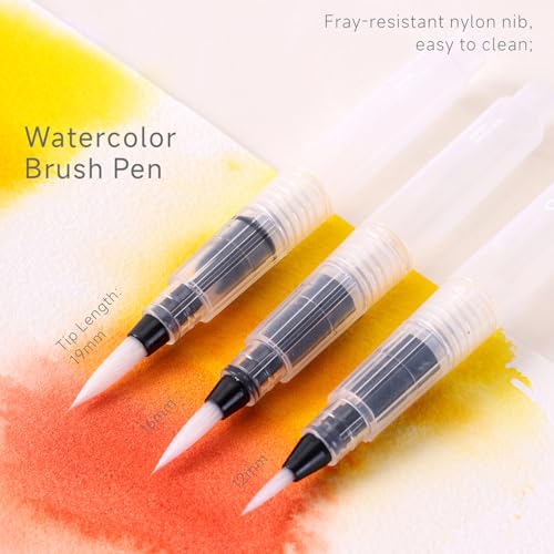 Mini Watercolor Paint Set, 16 Colors Pocket Travel Paint Kit - color: Pearl Colors