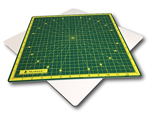 Skyhawk Self-Healing 14-Inch-by-14-Inch 360° Rotating Cutting Mat (13" grid)