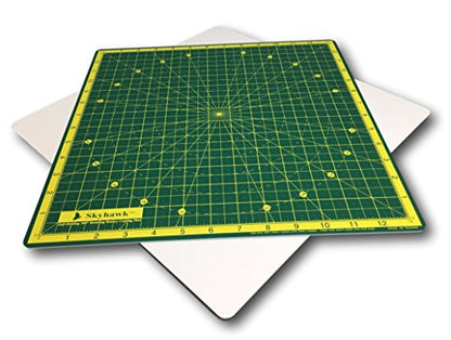 Skyhawk Self-Healing 14-Inch-by-14-Inch 360° Rotating Cutting Mat (13" grid)