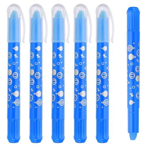 PATIKIL Watercolor Gel Crayon, 6Pcs Washable Twist Coloring Crayons Bulk Blendable for Coloring, Drawing, Painting, Blue Crayon - color: Blue