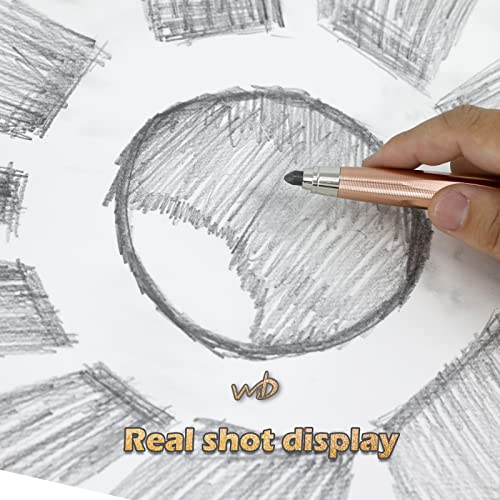 WSD Sketch Up 5.6mm Mechanical Pencil Mechanical Clutch with Built Sharpener (Gold) - color: gold