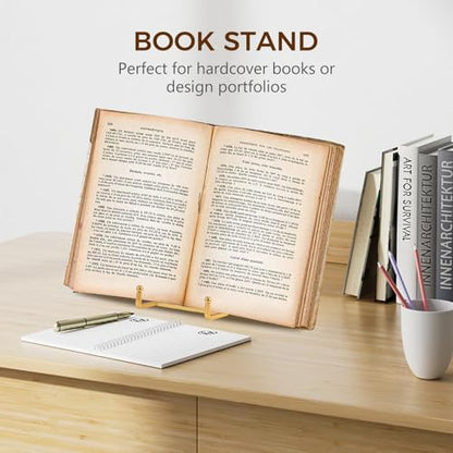 Plate Holder Easel Display Stand - 8 inch Metal Plate Stands for Display - Tabletop Picture Stand - Gold Iron Easels for Display Pictures | Photo Frames | Book | Decorative Plates | Plaque -2 Pack - size: 8 inch-2