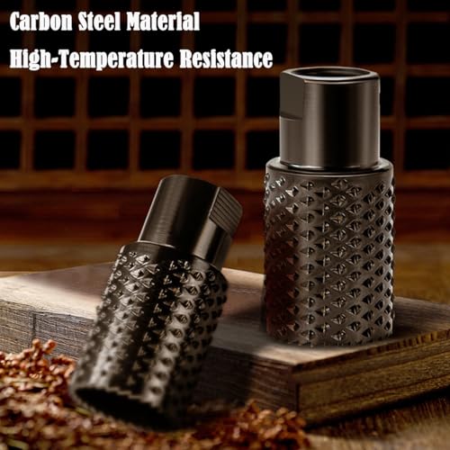 4PCS Rotary Burrs Set for 4-1/2", 5" & 6" Angle Grinders, 5/8"-11 Thread Grinder Attachments Wood Carving Drill Bits, Carbide Steel Power Carving Tools for Drilling, Hollowing, Slotting, Polishing