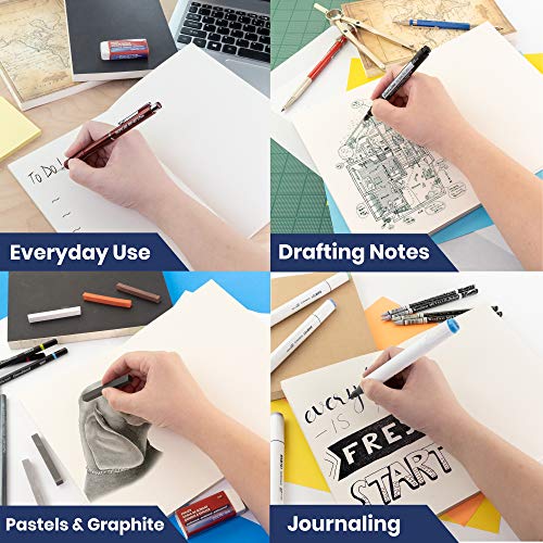 LayFlat Sketchbook - 5.5 x 8.25 Inches - Black Blank Note Book, 64 Sheets, Thick 100gsm Paper… - color: Black, size: Medium
