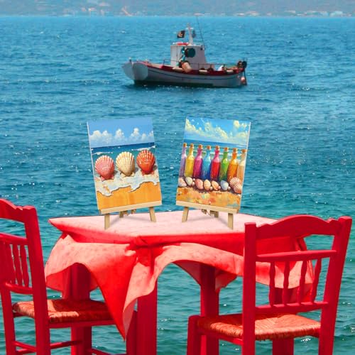 Sherr 24 Pcs Pre Drawn Canvas for Adult, Hawaii, 8 x 10 Inch - size: 8 x 10 Inch, style: Hawaii