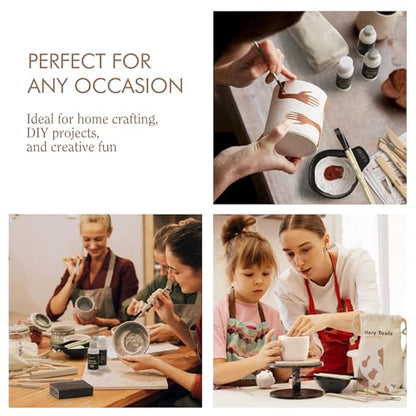 ARTIFY Air Dry Clay Kit for Adults, DIY Pottery Craft Airdry Tool Kit at Home, Art Hobby Clay Sculpting Modeling Making, Date Night Couples Family Beginners Valentines Day Gifts