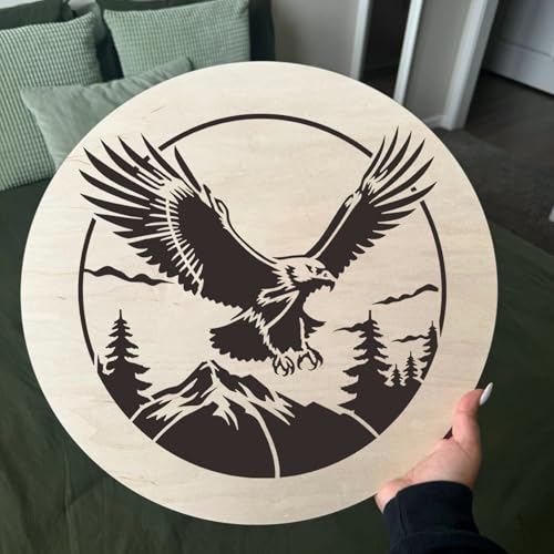 Wood Burning Stencils for Painting 12" Eagle Stencil - style: Eagle