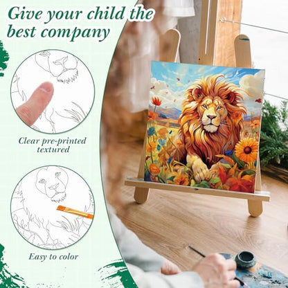 Sherr 12 Pcs Pre Drawn Canvas for Adults,Mixed Style,8 x 8 Inch | Pre Printed Canvas, Sip and Paint Party Canvas Painting Kit, for Holiday Painting Crafts Favor - size: 8 x 8 Inch, style: Mixed Style