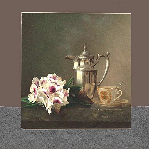 10 Pack Unfinished Wood Panels, 8 x 8 Inches Birch Wooden Cradled Painting Panel Canvas Boards for Watercolor, Arts and DIY Crafts, Easel Display, Use with Oils, Acrylics