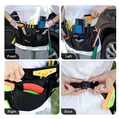 NEWISHTOOL Oxford Pocket Apron 13 Pocket Work Waist Tool Apron