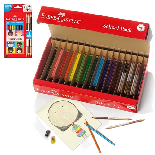 Faber-Castell World Colors Colored Pencil School Pack, Classroom Set - style: 300 Count School Pack