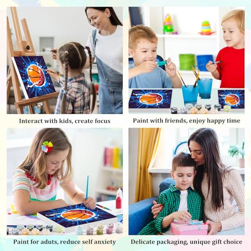 Paint by Numbers Kit for Adults Beginners & Kids Ages 8-12 with Frame - color: style-9