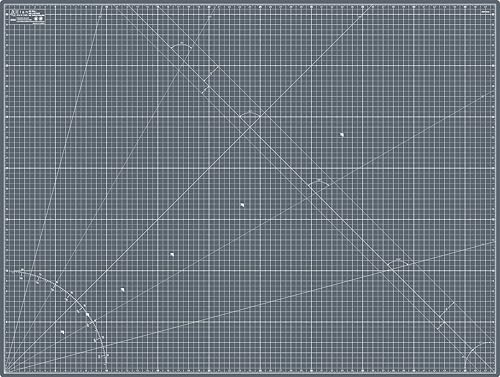 Elan Cutting Mat A0 Gray, Extra Large Self Healing Cutting Mat 36 x 48 Inch, 5-Ply Craft Board Gray, Hobby Board for Crafts 36x48 Inch - style: 48 x 36"