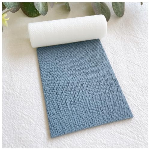 KEOKER Polymer Clay Texture Roller, Texture Roller for Polymer Clay, Polymer Clay Roller for Making Earrings,Like Polymer Clay Texture Sheets, Great Work with Polymer Clay Cutters (Denim Fabric) - color: Denim Fabric