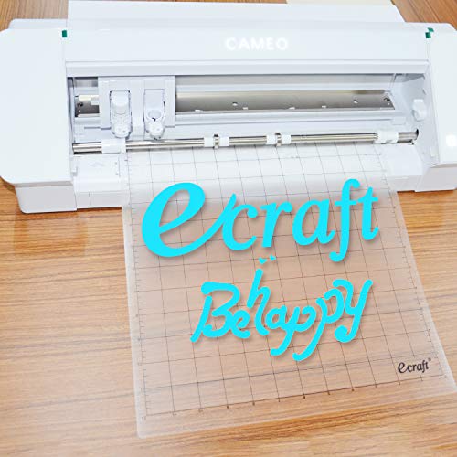 Ecraft StandardGrip Cutting Mat for Silhouette Cameo 5/4/3/2/1: 12X12inch Non-Slip Square Gridded Transparent Quilting Cut Mats Replacement Accessories for Silhouette Cameo. - color: Transparent - StandardGrip (3 pack)