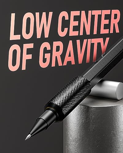 Nicpro 2mm Metal Mechanical Pencils Set with Case, 3 Pack Black | 69 Lead Refills (4B 2B HB 2H 4H Color), Eraser, Weatherproof Metal Barrel, Heavy Duty Carpenter Pencil For Writing Drawing - size: 3 Pack