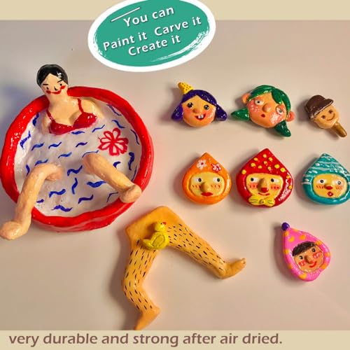 ReArt Natural Air-Dry Clay 5lbs, Terracotta for Sculpting, Wheel Throwing, Hand Building, All-Purpose Modeling Clay - color: Terracotta 5LBs