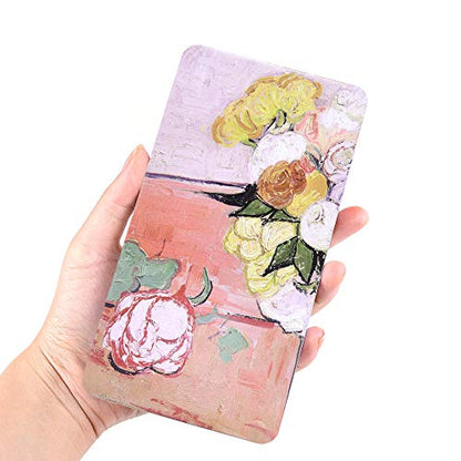 qianshan 40Pcs Empty Half Pans Watercolor Tin Palette with Magnetic Stripe | Travel Tin Palette Case,Portable Artist Paints Half Pan Kits,DIY Watercolor Oils Acrylics Painting Drawing Champs Rose - color: Champs Rose