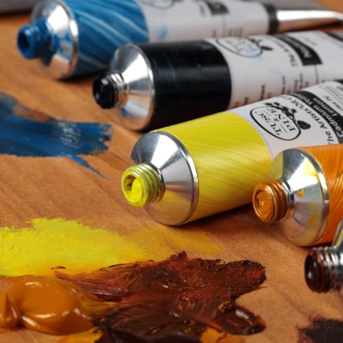 Tusc & Pine Artist Oil Paint - Brilliant Purple, 40 ml, Non-Yellowing, Rich & Creamy Consistency, Maximum Pigment Load, Small Batch Milled Oil Paints Made in the USA - color: Brilliant Purple, size: 1.35 Fl Oz (Pack of 1)