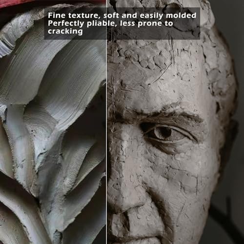 ReArt Air Dry Modeling Clay, for Sculpting, Wheel Throwing, Hand Building, All-Purpose Modeling Clay 10lbs for Sculpting (Terracotta) - color: Terracotta
