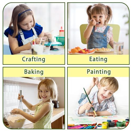 Kopokita Kids Art Smock, Toddlers Painting Apron Children Artist Smock - color: Green