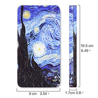 qianshan 40Pcs Empty Half Pans Watercolor Tin Palette with Magnetic Stripe | Travel Tin Palette Case,Portable Artist Paints Half Pan Kits,DIY Watercolor Oils Acrylics Painting Drawing Starry Night - color: Starrynight