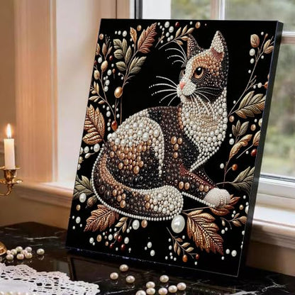 2 Pack Cat Diamond Art Pearl Painting Kits for Adults (12×12 inch) - color: WYZ028+WYZ186