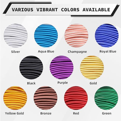 9 Gauge Aluminum Craft Wire, 100 Feet 3mm Bendable Metal Wire for Jewelry Making, Sculpting and Floral Design, Soft Armature Wire for DIY Crafts (Purple) - size: 9 Gauge(3mm), style: Purple