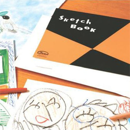 Maruman Zuan Sketch Pad, Horizontal B4, 10.12" x 14.33", 50 Pages | Sketchbook With Premium Acid-Free Drawing Paper, Glued Binding, Drawing Pad Made in Japan, Art Book For Sketching - size: B4, style: SKETCHPAD