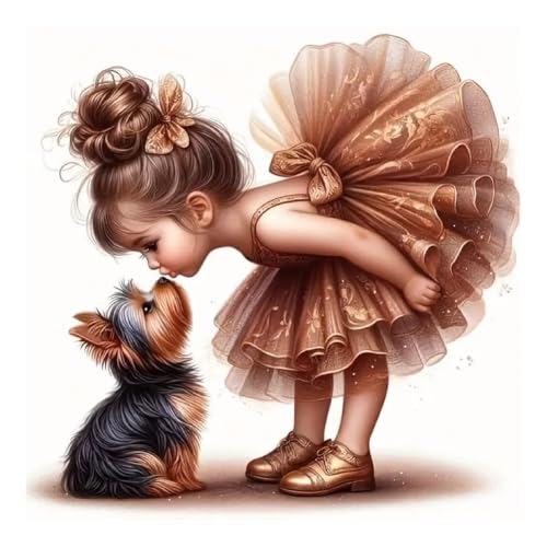 hill froeistung 5D Colorful Dog Diamond Art Painting Kits for Adults | Westie Diamond Art for Beginners, DIY Full Drill Animals Diamond Art Painting(12X12 inch) - color: HF-A050