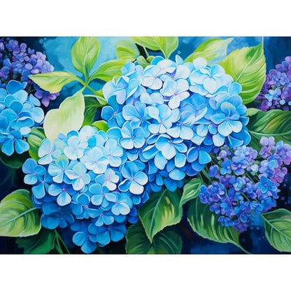 MRMIOOM 5D Hydrangea Diamond Art Kits for Adults, Flowers Diamond Painting Kits for Adults, DIY Full Drill Diamond Painting Flower Gem Art and Crafts 12x16 inch - color: D017-US