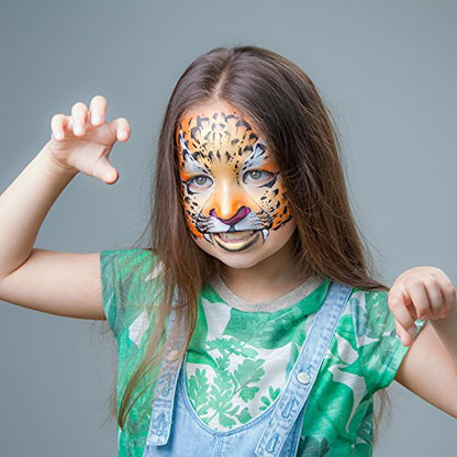 Custom Body Art 1-oz 8 Color Primary Airbrush Water Based Face-Body Paint - color: 8 Color Kit