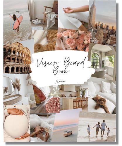 Lamare Vision Board Book -1000+ Images, Vision Board Supplies for Women | Design Your Dream Life | Vision Board Kit, Vision Board Magazines, Collage Book for Manifestation & Scrapbooking - color: Original