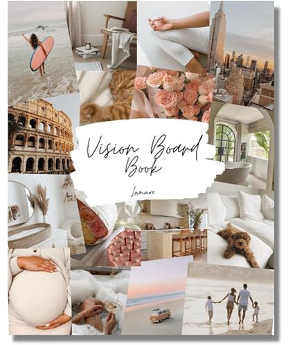 Lamare Vision Board Book -1000+ Images, Vision Board Supplies for Women | Design Your Dream Life | Vision Board Kit, Vision Board Magazines, Collage Book for Manifestation & Scrapbooking - color: Original