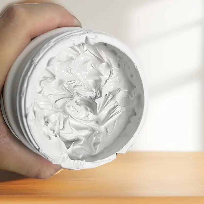 Acrylic Modeling Paste 3D Art Texture Paste 9.88oz/280ml, Ideal for Wood/T-Shirts/Glass/Stone, Sculpting Material Fast Drying Gesso Alternative DIY Crafts Projects (Acrylic Modeling Paste) - color: Acrylic Modeling Paste