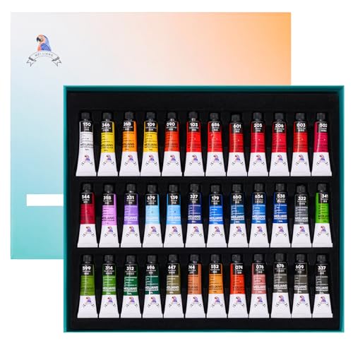 MeiLiang 36 Colors Watercolor Paint Set, 5ml Tubes | Vibrant Colors, Great Value Tubes, Ideal Watercolor Art Supplies for Adults, Artists, and Beginners - style: Tube Watercolor 36 Color