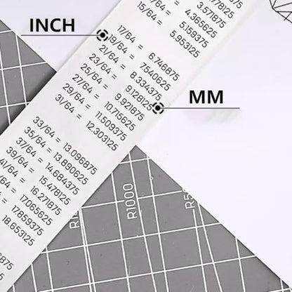 Stainless Steel Metal Ruler,6, 8, 12, 14 Machinist Ruler, with Inch and Metric Graduations,Pack of 4 (6, 8, 12, 14 inch)